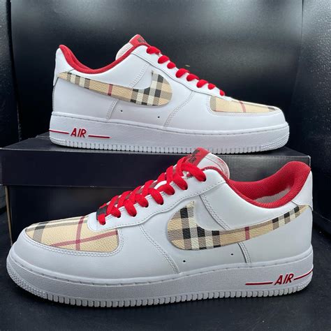 nike air force x burberry|custom air force one shoes.